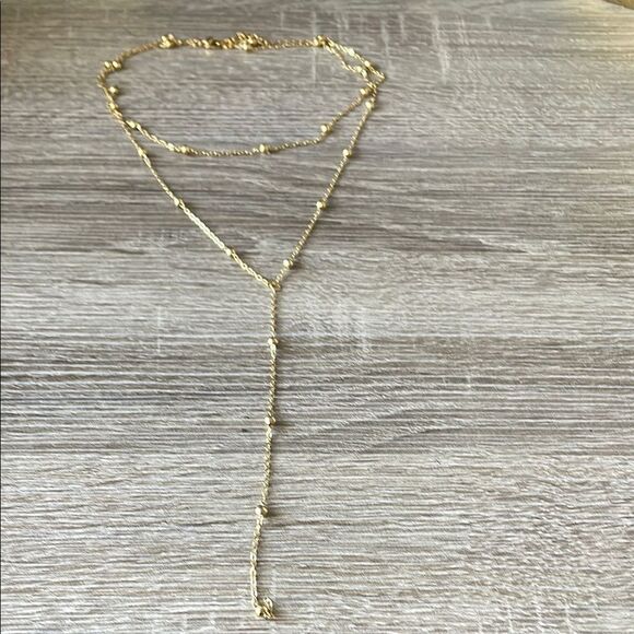 Gold Layered Necklace N1076 - Picture 2 of 3